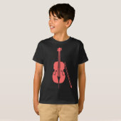 Cello - Tropisches Rosa T-Shirt (Vorne ganz)