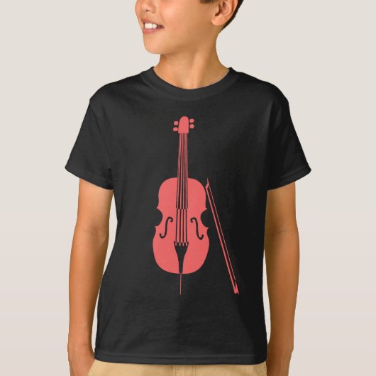 Cello - Tropisches Rosa T-Shirt (Vorderseite)