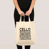 Cello Typografie Tragetasche (Vorderseite (Produkt))
