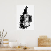 Cello und Komponisten Poster (Küche)