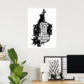 Cello und Komponisten Poster (Heimbüro)