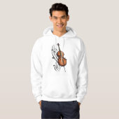 Cello und Musik Hoodie (Vorne ganz)