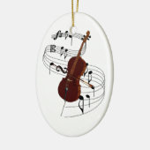 Cello-Verzierung Keramik Ornament (Links)