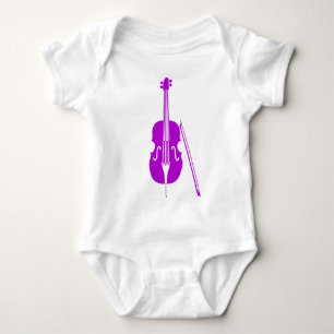 Cello - Violett Baby Strampler