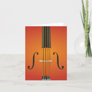 Cello, Violine, Viola notecard Entwurf Karte