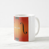 Cello, Violine, Viola oder Bass-Tasse Kaffeetasse (VorderseiteRechts)