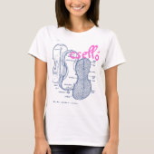 Cello-Violinent-shirt T-Stück T-Shirt (Vorderseite)