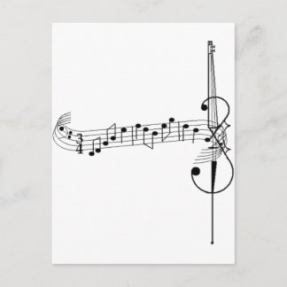 Cello Waltz Postkarte
