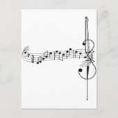 Cello Waltz Postkarte (Vorderseite)