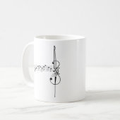 Cello-Walzer Kaffeetasse (Vorderseite Links)