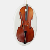 Cello-Weihnachtsverzierung Keramikornament (Rechts)