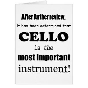 Cello wichtigstes Instrument