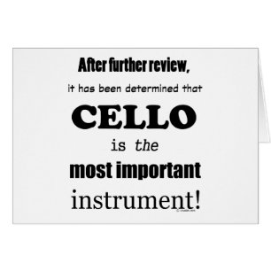 Cello wichtigstes Instrument