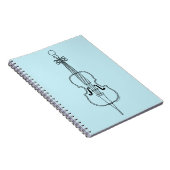 Cello Zeichnend Notizblock (Rechte Seite)