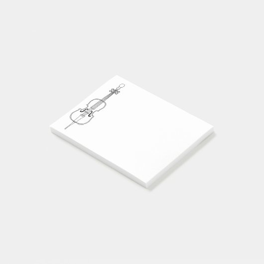 Cello Zeichnend Post-it Klebezettel (angewinkelt)