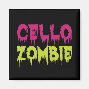 Cello Zombie Magnet