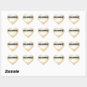 Celloaholic Life Heart Sticker (Blatt)
