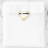 Celloaholic Life Heart Sticker (Tasche)