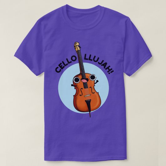 Cellollujah Niedlich Cello Pub T-Shirt (Design vorne)