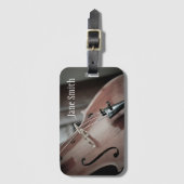 Cellonamensmessinginstrumentkasten Gepäckanhänger (Vorderseite Vertikal)