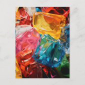 Cellophane Edelsteine Postkarte (Vorderseite)