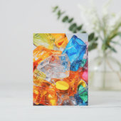 Cellophane Edelsteine Postkarte (Stehend Vorderseite)