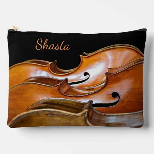 Cellos Name der Begrüßungsflagge Zubehörtasche (Vorderseite)