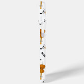 Cellos und Black Musiknotens Case-Mate iPhone Hülle (Rückseite / Links)