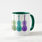 Cellos und Farbe Tasse (VorderseiteRechts)