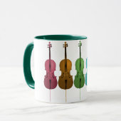 Cellos und Farbe Tasse (Vorderseite Links)