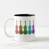 Cellos und Farbe Zweifarbige Tasse (Links)