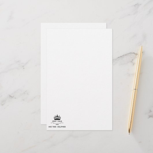 Cellphie Stationery Briefpapier (Vorderseite/Rückseite Beispiel)