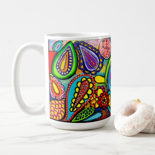 Cellular Art Kaffeemaschine Tasse (Mit Donut)