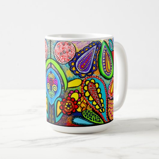 Cellular Art Kaffeemaschine Tasse (VorderseiteRechts)