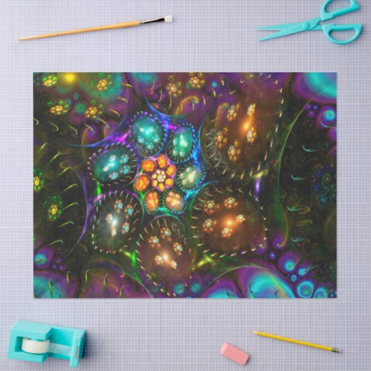 Cellulis 3D-Fraktal Seidenpapier (Basteln)