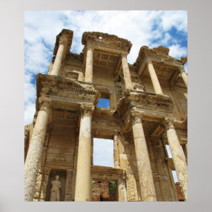 Celsus Bibliothek in Ephesus Plakat