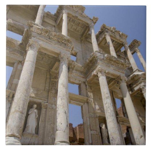 Celsus Library, Baujahr AD 114-117 Fliese (Vorderseite)