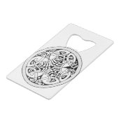 Celtic 1 geldbeutel flaschenöffner (Rückseite Schrägansicht)