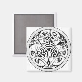 Celtic 1 magnet (Vorderseite/Rückseite)