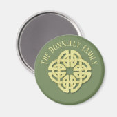 Celtic, 2¼ Zoll Round Magnet (Vorderseite/Rückseite)