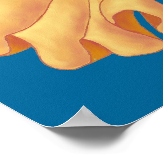 Celtic "A" für Aquarius Mermaid Poster (Ecke)