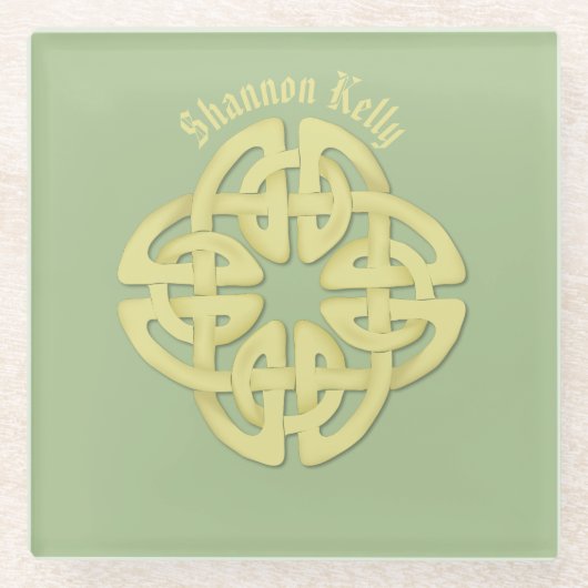 Celtic All-Over-Print Glasuntersetzer (Vorderseite)