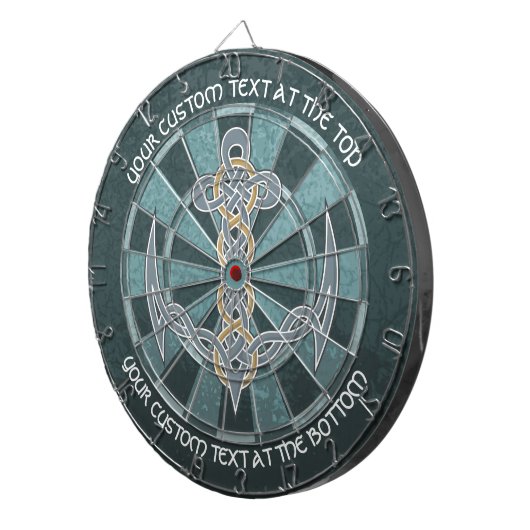 Celtic Anchor Dart Board Dartscheibe (Vorderseite rechts)