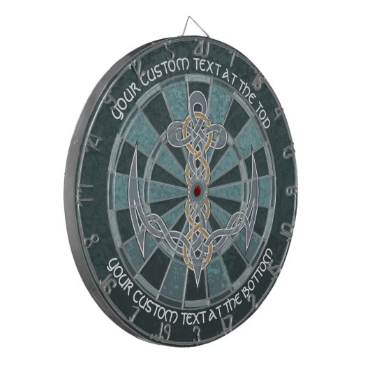 Celtic Anchor Dart Board Dartscheibe (Vorderseite Links)