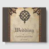 Celtic art and floral splendor in warm tones. gästebuch (Vorderseite)