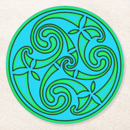 Celtic Art & Design Paper Coasters Runder Pappuntersetzer