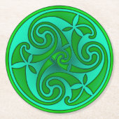 Celtic Art & Design Paper Coasters Runder Pappuntersetzer (Vorderseite)