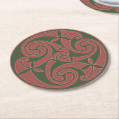 Celtic Art & Design Paper Coasters Runder Pappuntersetzer (Angewinkelt)