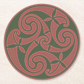 Celtic Art & Design Paper Coasters Runder Pappuntersetzer (Vorderseite)