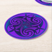 Celtic Art & Design Paper Coasters Runder Pappuntersetzer (Angewinkelt)